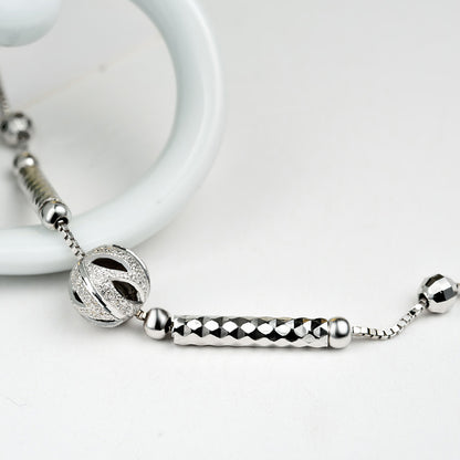 Delicate silver bracelet chain