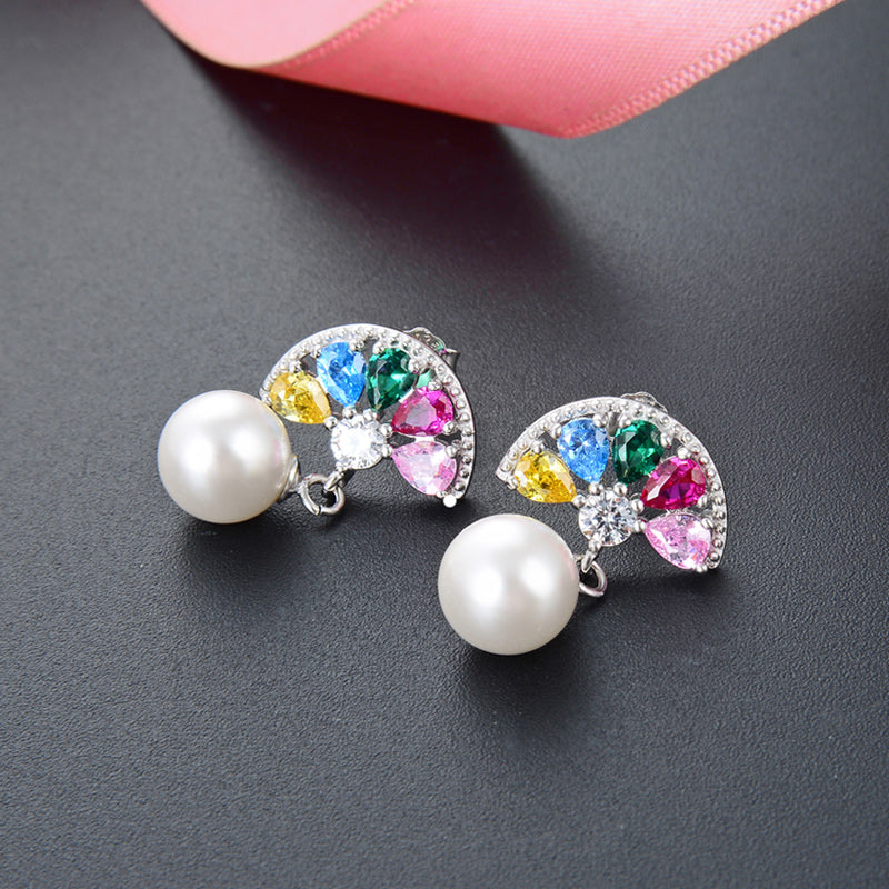 Exquisite pearl earrings
