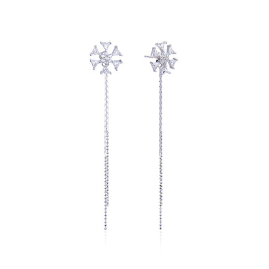 Delicate threader earrings