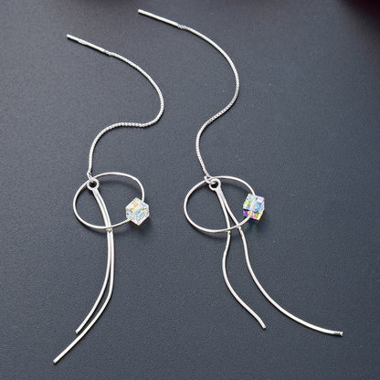 Silver earring threader