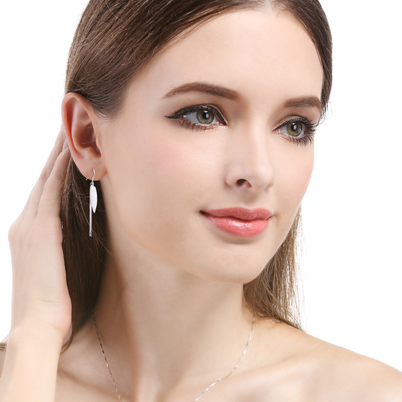 Delicate ear threader earrings