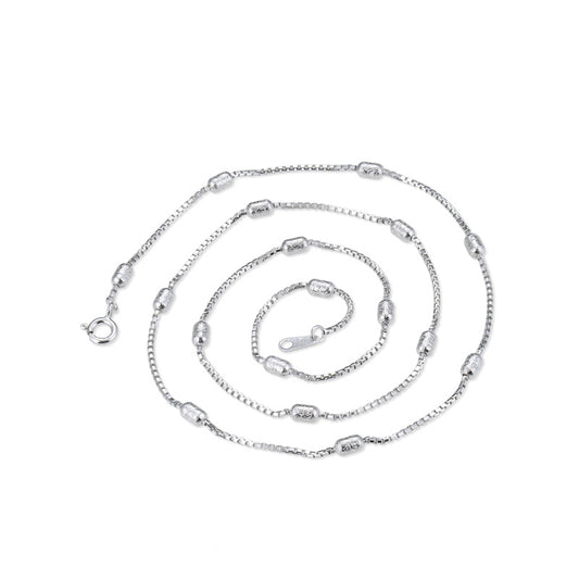Stylish silver chain design for girl