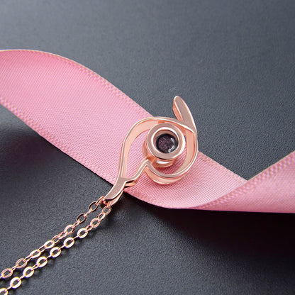 Incredible rose gold necklace price