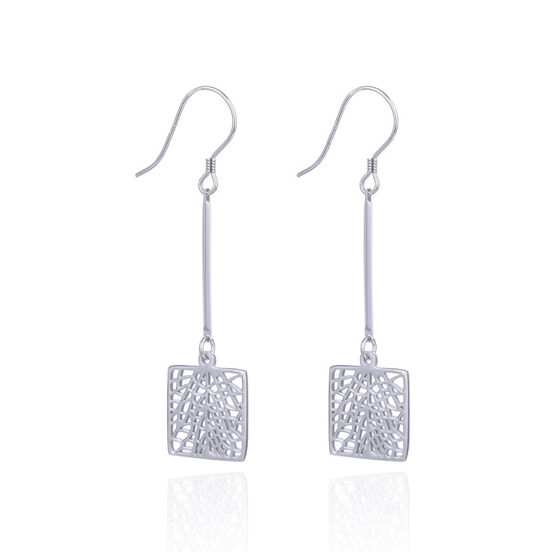 Silver Hook Earrings for Women