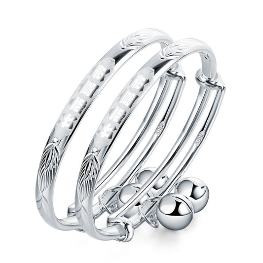 Baby silver bangles price