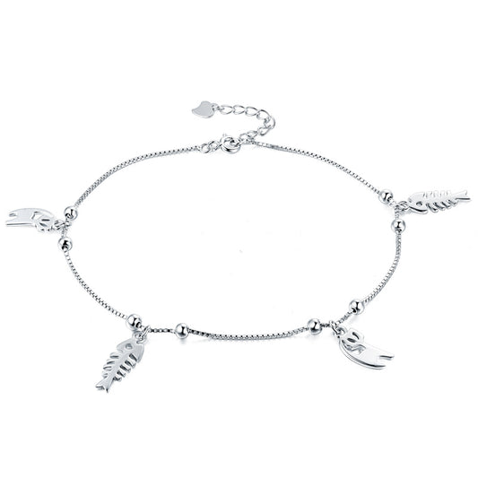 Ladies delicate silver bracelet