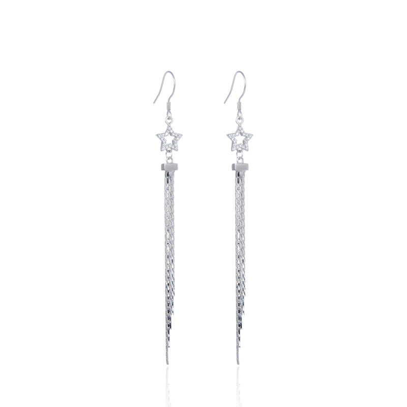 Incredible fish hook earrings silver