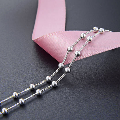 Pure silver chain necklace