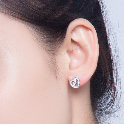 Cute stud earrings sterling silver