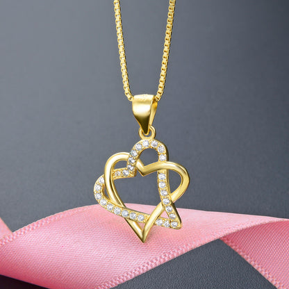 Gorgeous gold plated necklace design