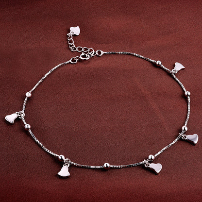 Ankle chain silver cost