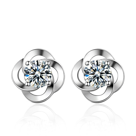 Delicate stud earrings