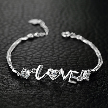 Delicate silver love bracelet real vs fake