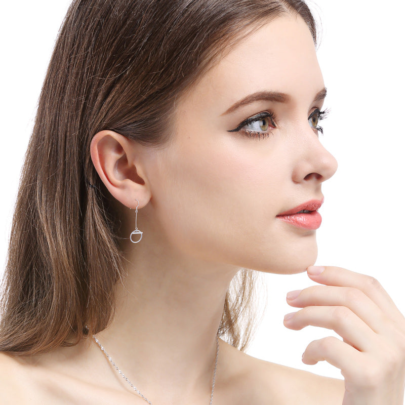 French hook style earrings