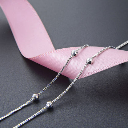 Thin silver chain for pendant