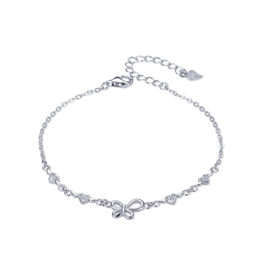 High end silver chain bracelet