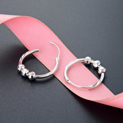 Elegant delicate hoop earrings