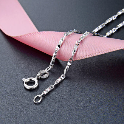 Chunky chain necklace silver