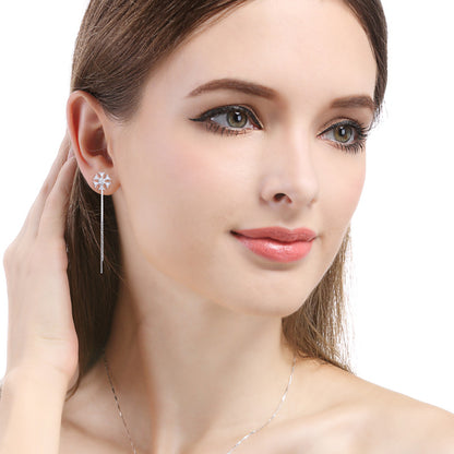 Delicate threader earrings