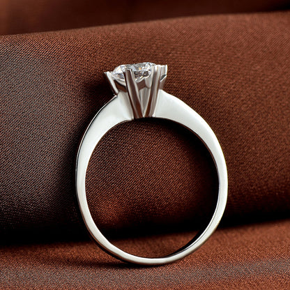Couples silver wedding rings