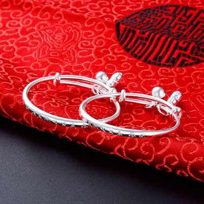 Delicate baby silver bangles price list