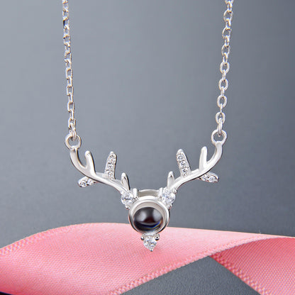 Fancy silver necklace