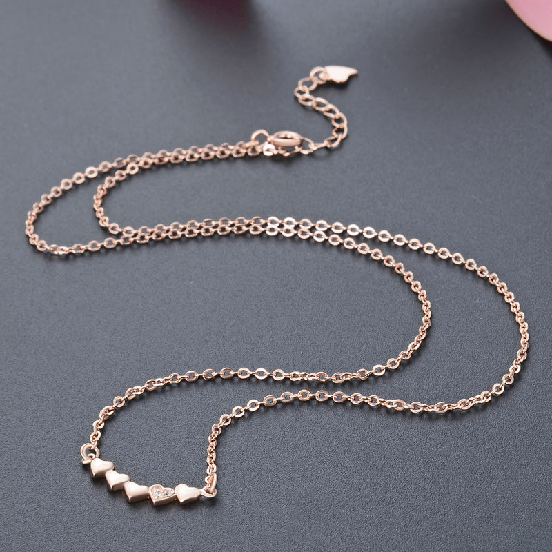 Elegant rose gold necklaces