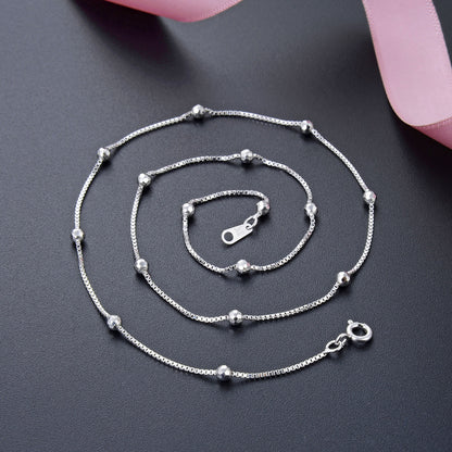 Thin silver chain for pendant