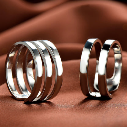 How much does a silver wedding ring cost