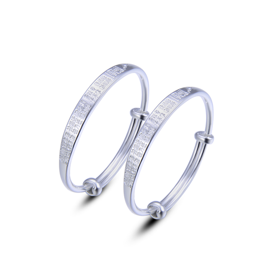 Delicate baby silver bangles prices