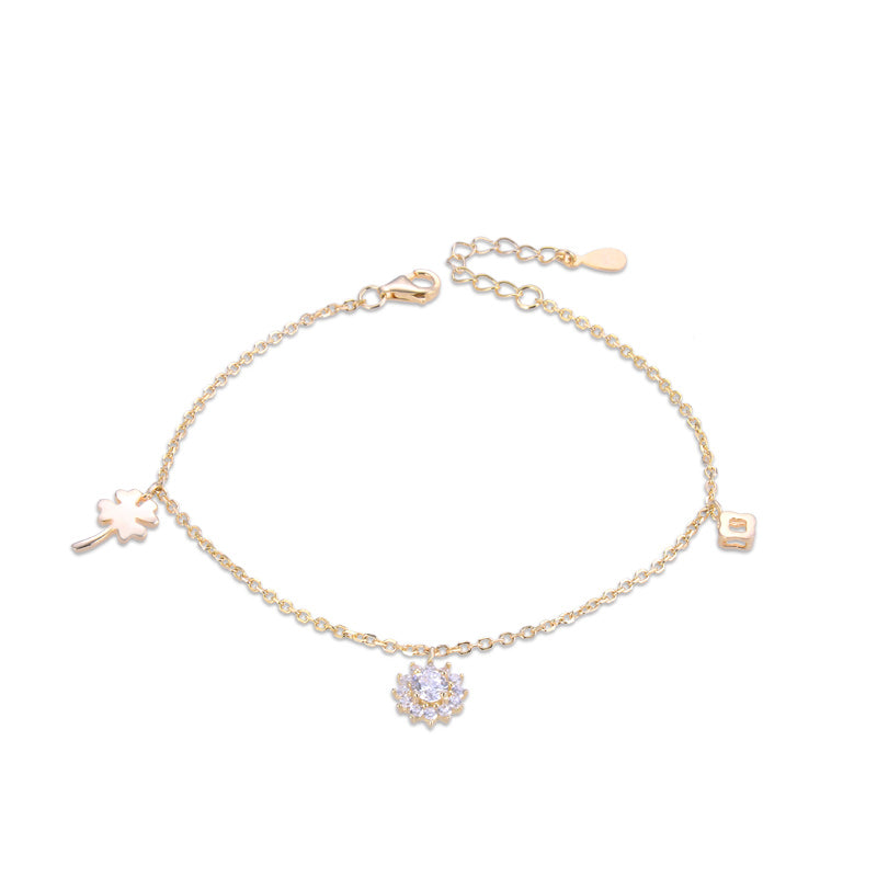 Elegant rose gold bracelet womens